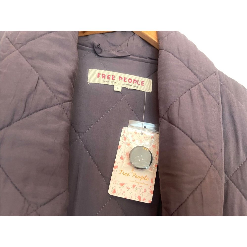 FREE PEOPLE Happy Day Dreamer Quilted Jacket Coat NEW!!! - Picture 8 of 12